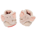 Moulin Roty Les Papoum Elephant Baby Slippers 0-6mos