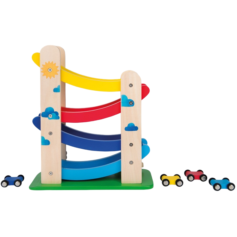 Moulin Roty Les Popipop Cascading Car Game 26x25cm