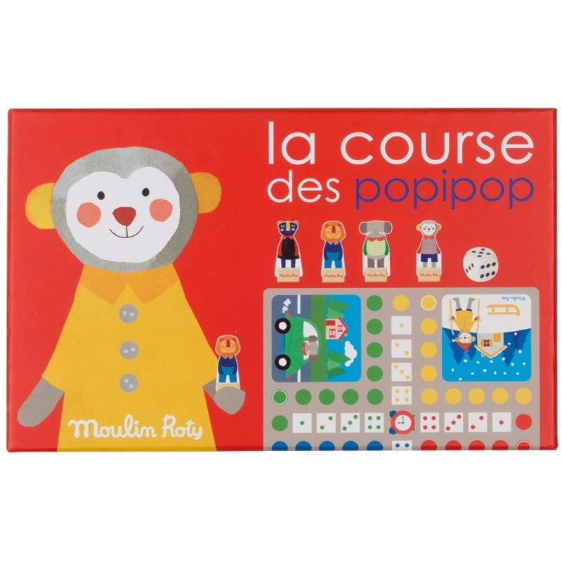 Moulin Roty Les Popipop Ludo Game 24.5x16cm