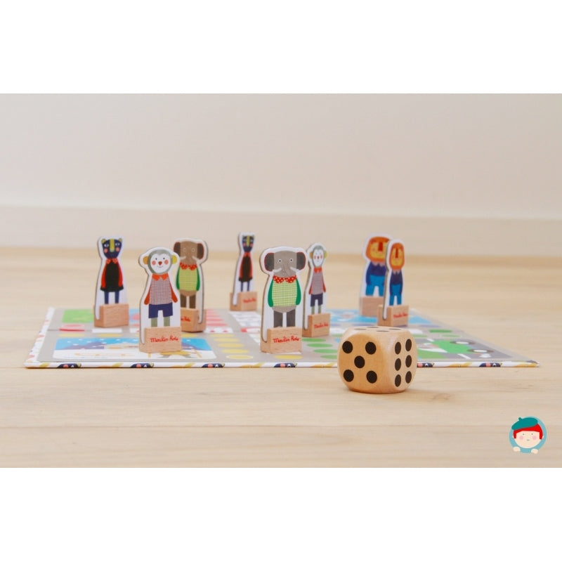 Moulin Roty Les Popipop Ludo Game 24.5x16cm