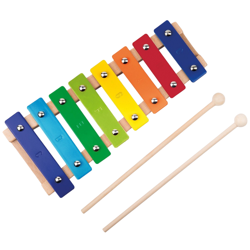 Moulin Roty Les Popipop Metal Xylophone 19.5x8cm