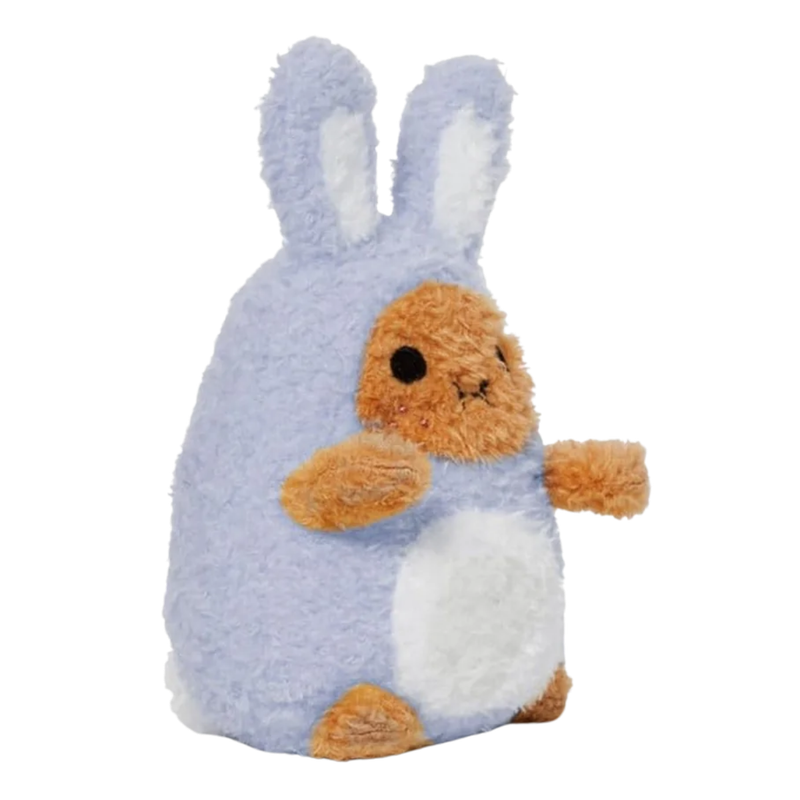 Noodoll 薯仔家族 Ricespud 兔兔薯（藍）迷你坐姿毛絨玩具