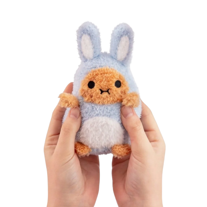 Noodoll Blue Bunny Ricespud Mini Sitting Plush Toy