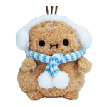 Noodoll Froty - 藍色圍巾 Ricespud 迷你坐姿毛絨玩具（限量版）