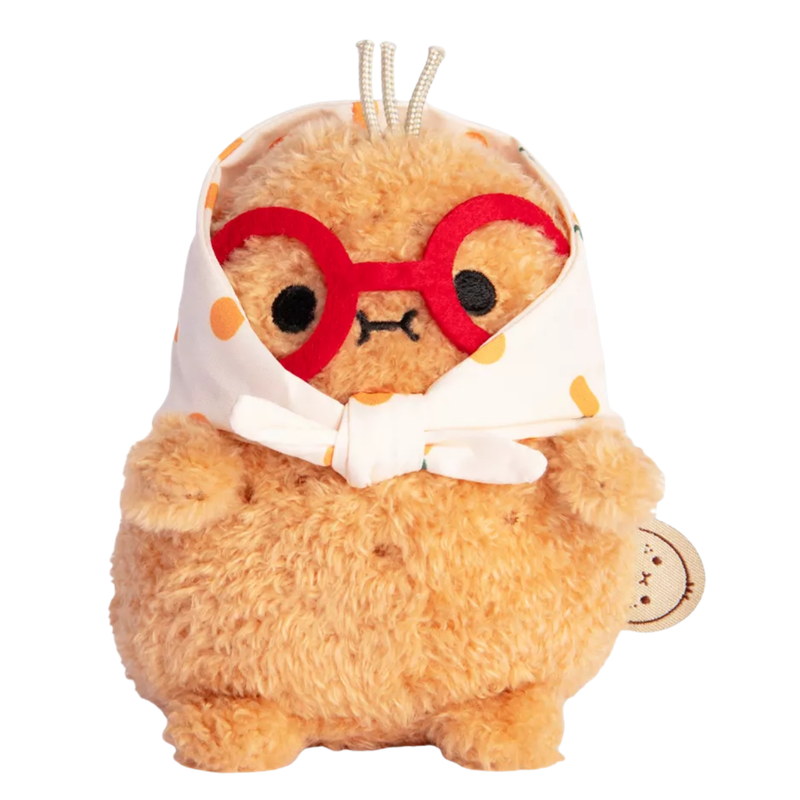 Noodoll Orange Grandma Ricespud Mini Sitting Plush Toy