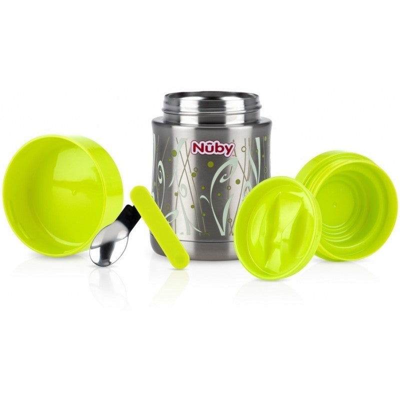 Nuby Printed Stainless Steel Food Jar