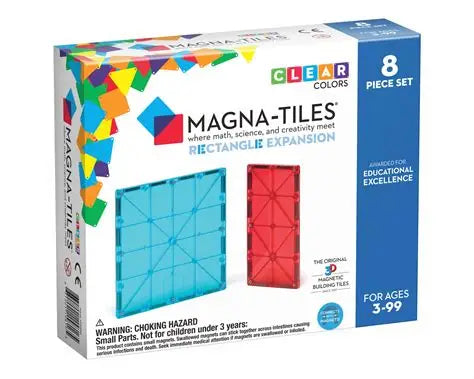 Magna-Tiles 長方形擴充包 8 件套