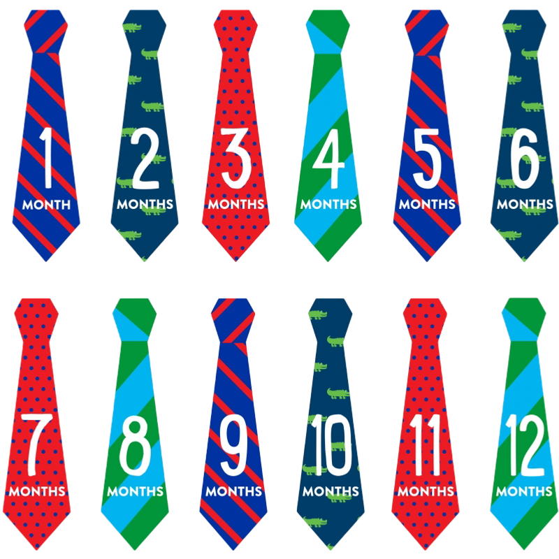 Pearhead Babys First Year Tie Stickers