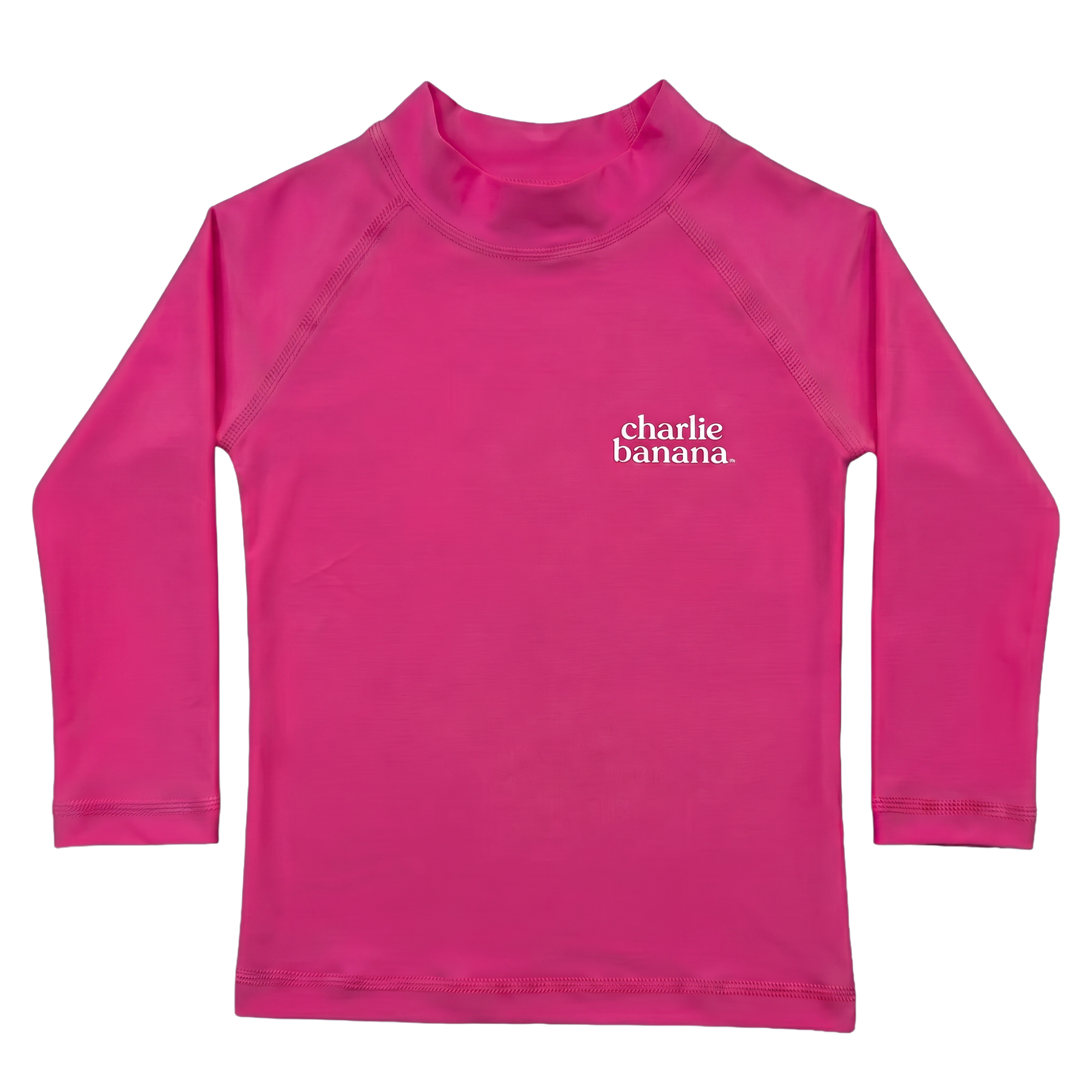 Charlie Banana Rash Guard - Hot Pink