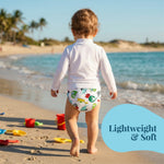 Charlie Banana Rash Guard - Turquoise