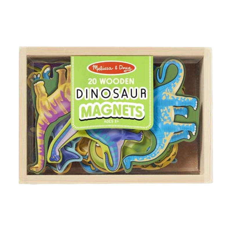 Melissa &amp; Doug 磁性木製恐龍