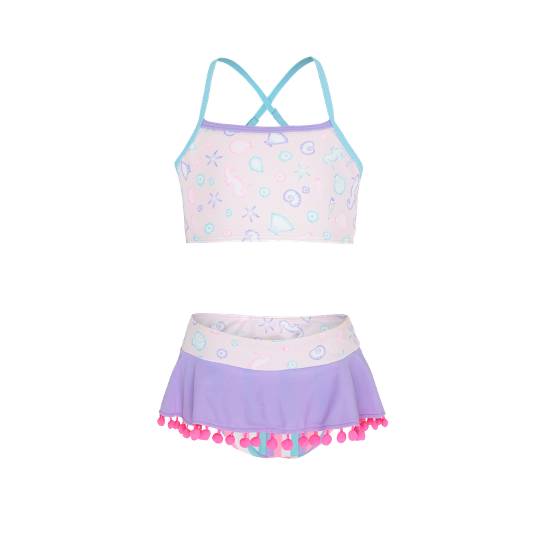 Platypus Sherbet Shore UPF50+ Tankini with Frill