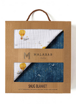 Malabar Baby Organic Reversible Snug Blanket - Mystical Night