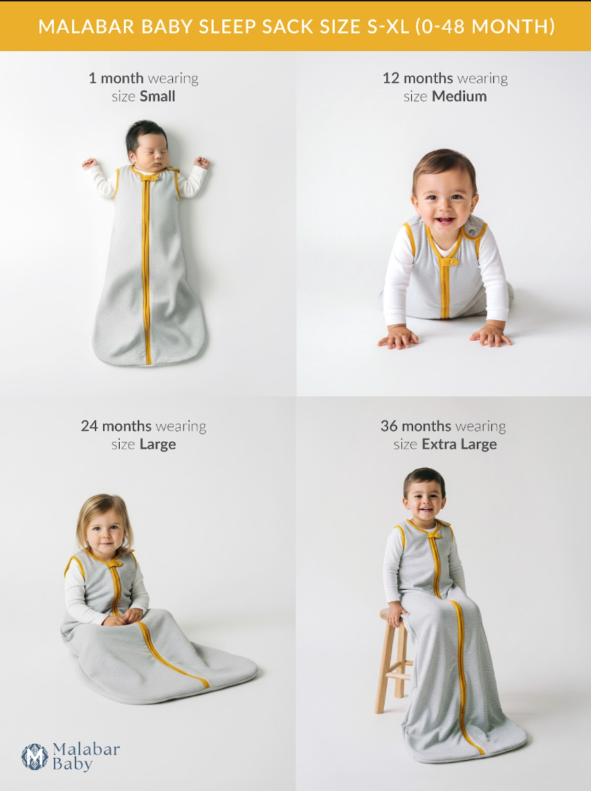 Malabar Baby Wearable Baby Sleep Bag - Erawan