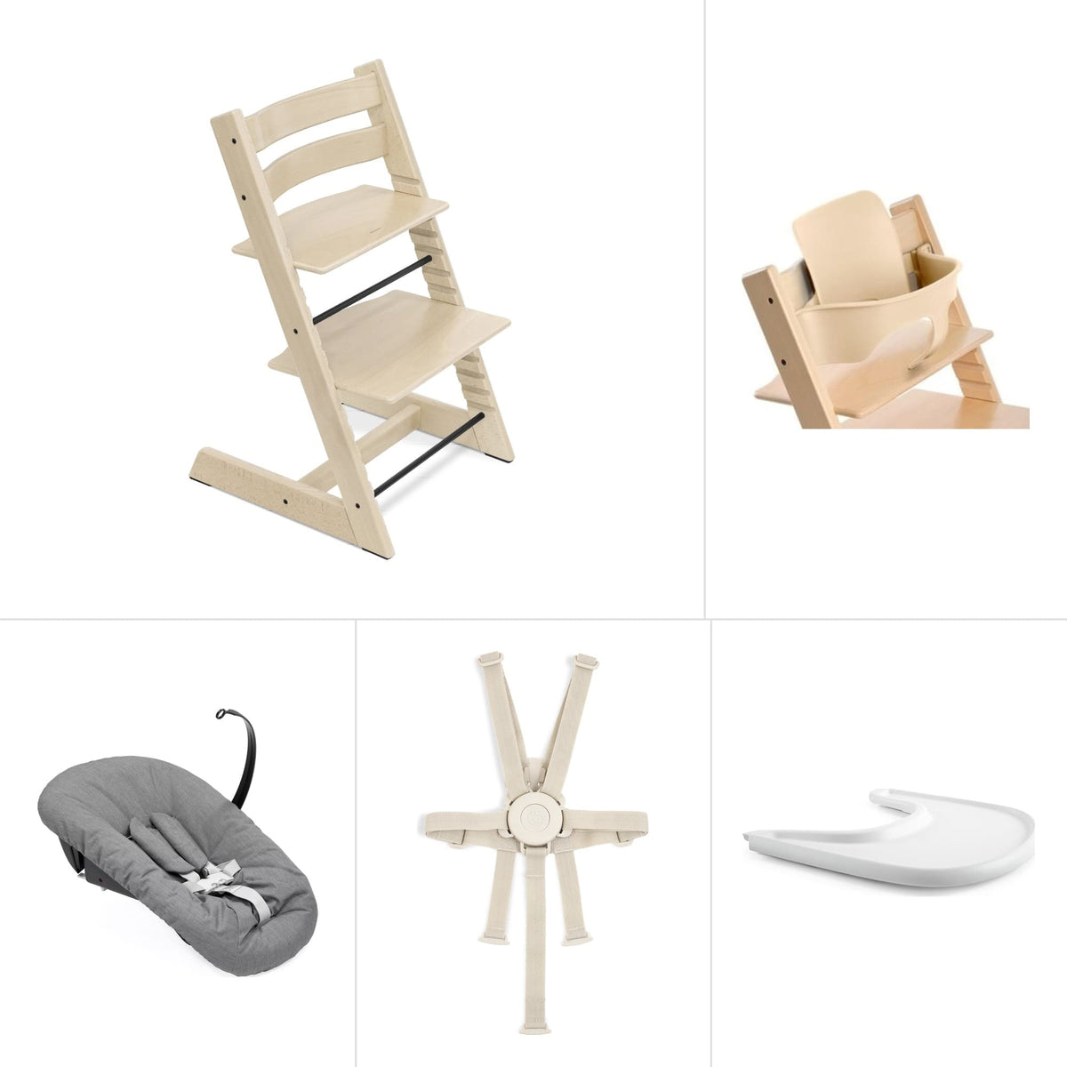 Stokke® Tripp Trapp® 0m+ Bundle (Beech)