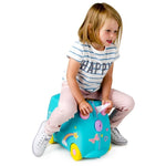 Trunki 兒童騎乘式行李箱 - Una 獨角獸