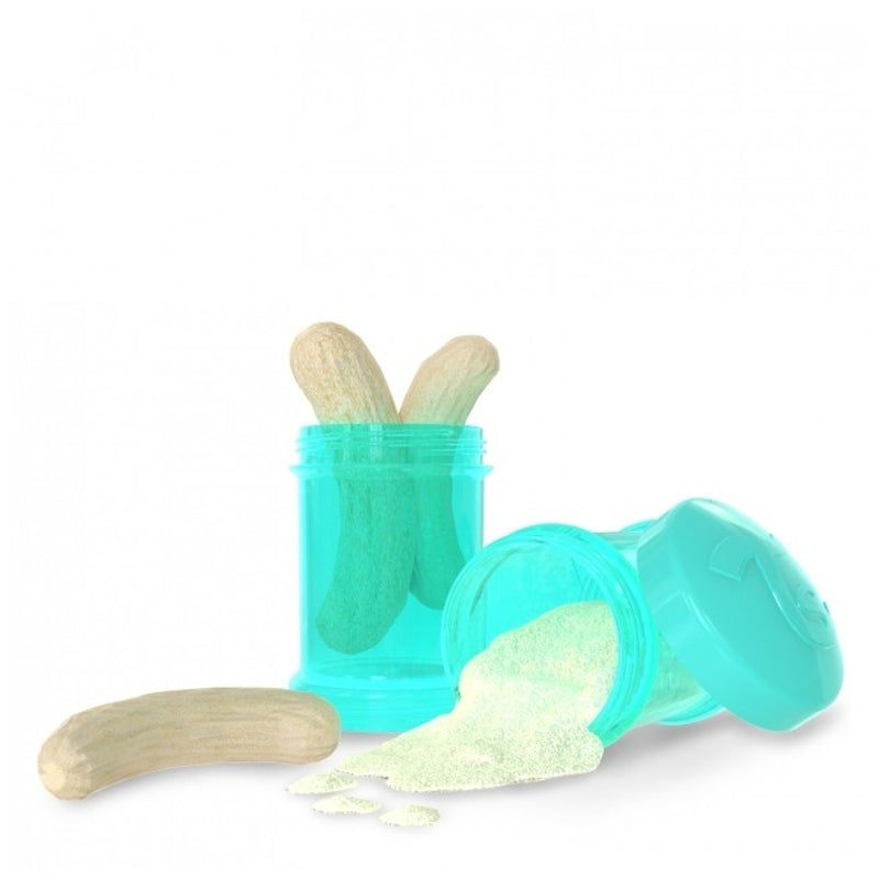 Twistshake Container 2x 100ml - Turquoise
