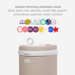 Nappy Pail - Matte Taupe