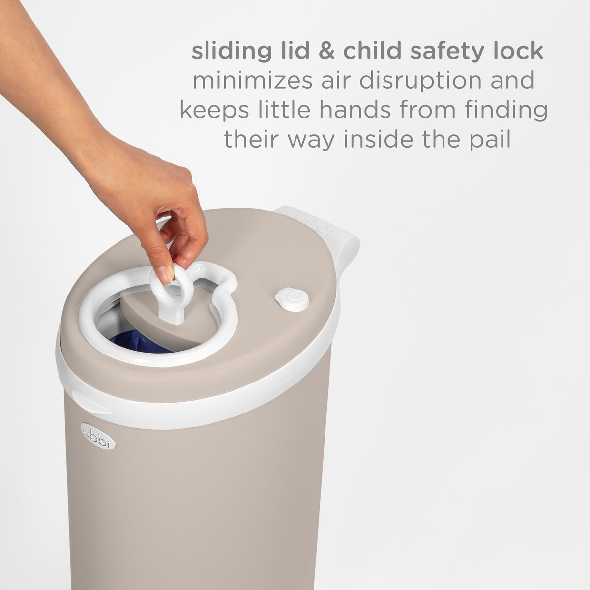 Nappy Pail - Matte Taupe