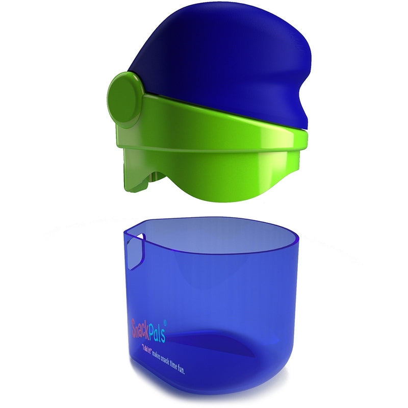 Wow Gear Wow Kid SnackPals Snack Dispenser - Blue Eco - 6 ounce/177ml