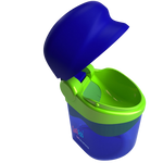 Wow Gear Wow Kid SnackPals 零食分配器 - 藍色環保款 - 6 盎司/177 毫升