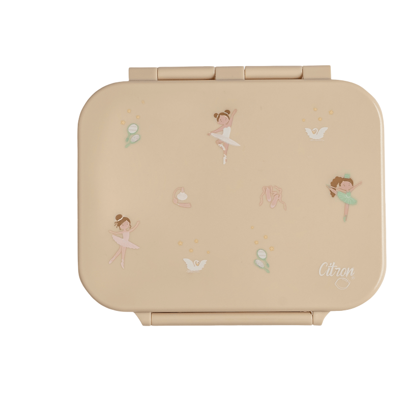 Citron Absolut Tritan Snackbox with 3 Compartments - Ballerina