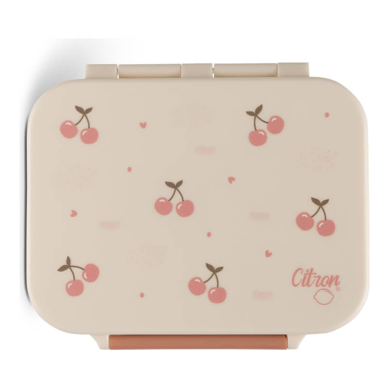 Citron Absolut Tritan Snackbox with 3 Compartments - Cherry