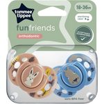 Tommee Tippee Air Soother 18-36m Twin Pack - Fun Friends