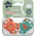 Tommee Tippee Air Soother 18-36m Twin Pack - Fun Friends