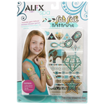 ALEX TOYS SPA Fab Foil Tattoos - Teal
