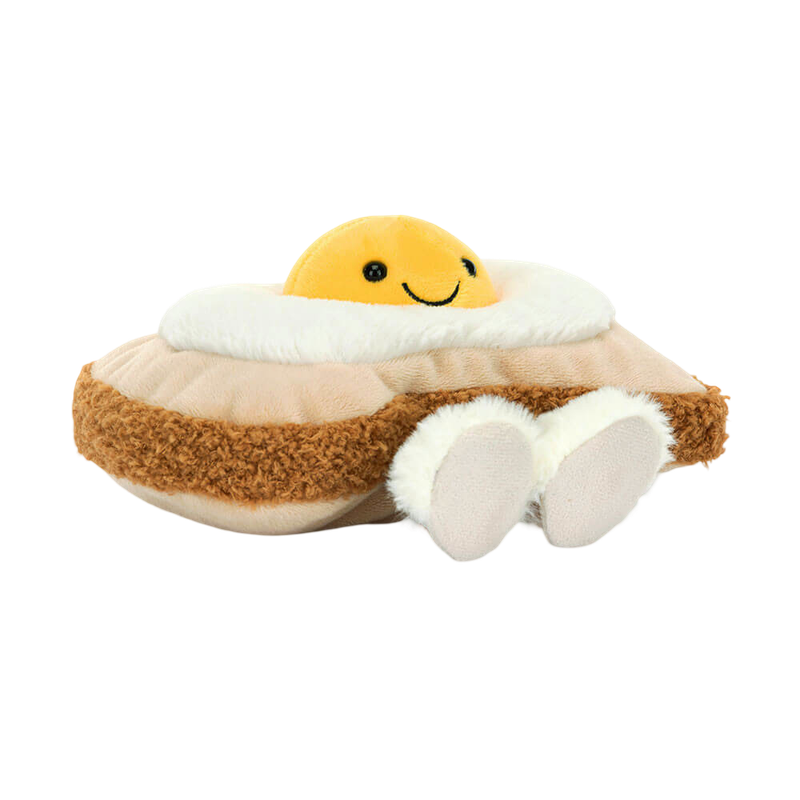 Jellycat Amuseables Egglantine Egg On Toast 12cm x 16cm x 12cm