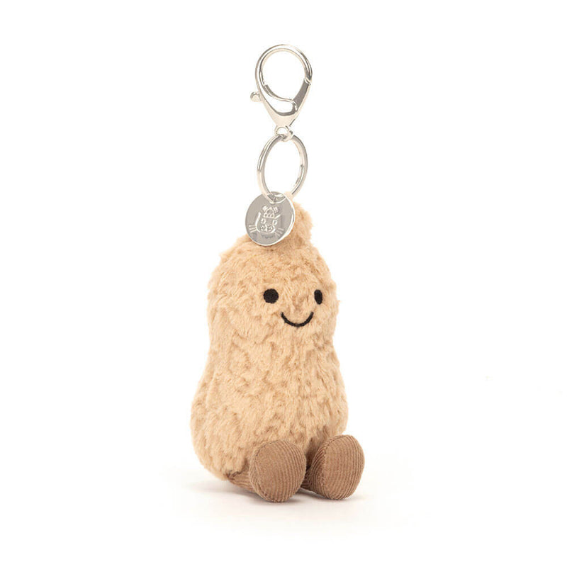 Jellycat Amuseables Peanut Bag Charm 18cm x 5cm x 5cm