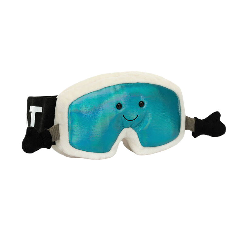 Jellycat Amuseables Sports Ski Goggles 11cm x 17cm x 4cm