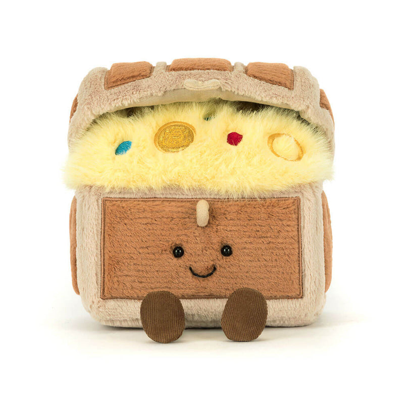 Jellycat Amuseables Treasure Chest 19cm x 17cm x 11cm