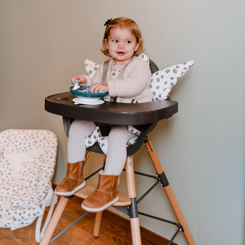 Childhome Angel Universal Seat Cushion - Jersey, Leopard