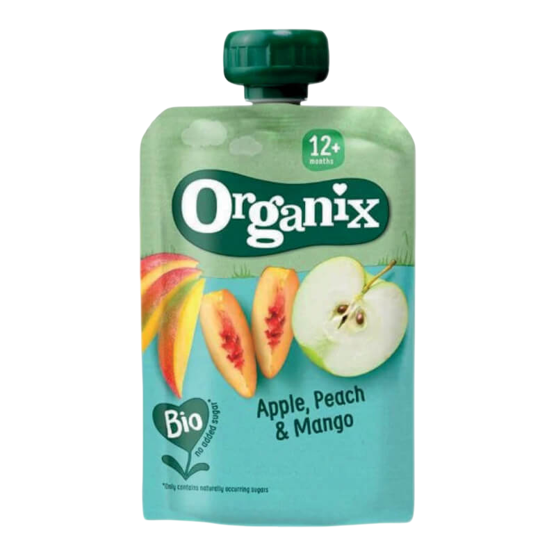 Organix Apple, Peach & Mango 100g (12 mos+)