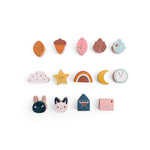 Moulin Roty Apres La Pluie Wooden Lacing Beads