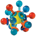 Manhattan Toy Transparent Atom Teether