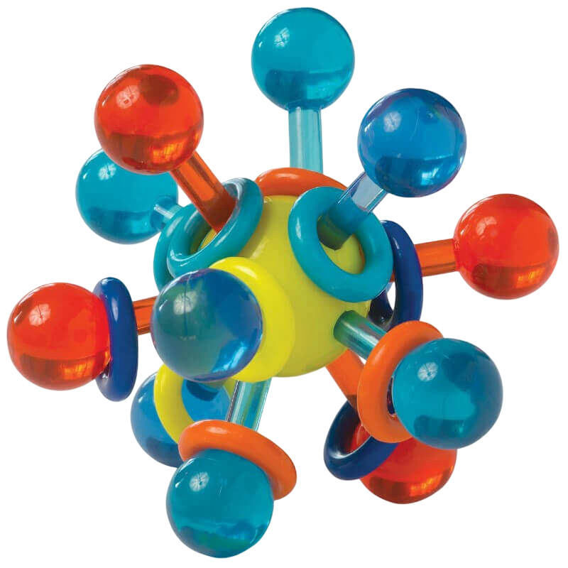 Manhattan Toy Transparent Atom Teether