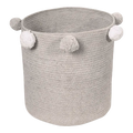 Lorena Canals Baby Basket Bubbly Grey Ø30x30cm