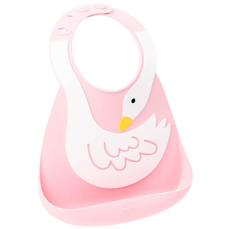 Make My Day Baby Bib - Swan