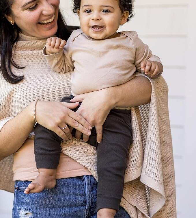 Burt's Bees Baby Bodysuit Pink Sand