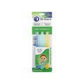 Baby Buddy Brilliant Baby Toothbrush 4-24 Months Blue Mint Yellow 3 Toothbrushes