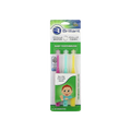 Baby Buddy Brilliant Baby Toothbrush 4-24 Months Pink Mint Yellow  3 Toothbrushes