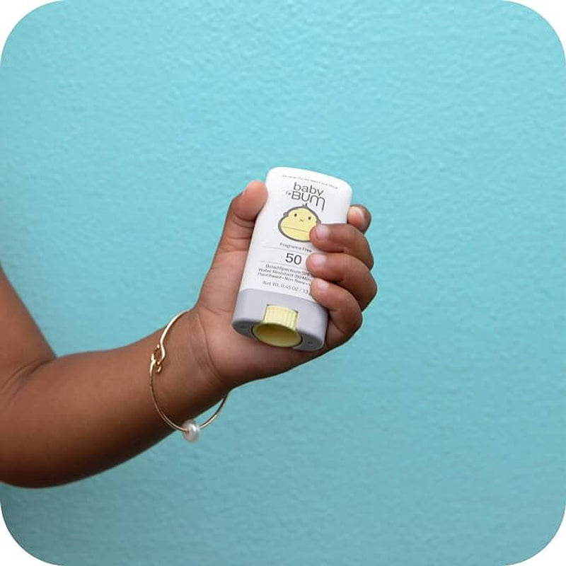Sun Bum Baby Bum 礦物防曬乳 SPF 50 臉部防曬棒 - 無香型 13克 (0.45盎司)