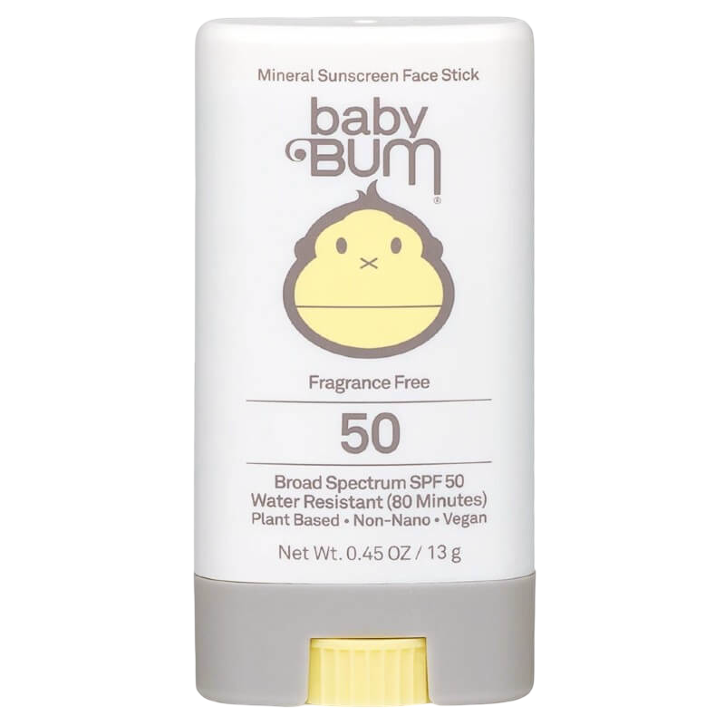 Sun Bum Baby Bum Mineral SPF 50 Sunscreen Face Stick-Fragrance Free 13g (0.45 oz)