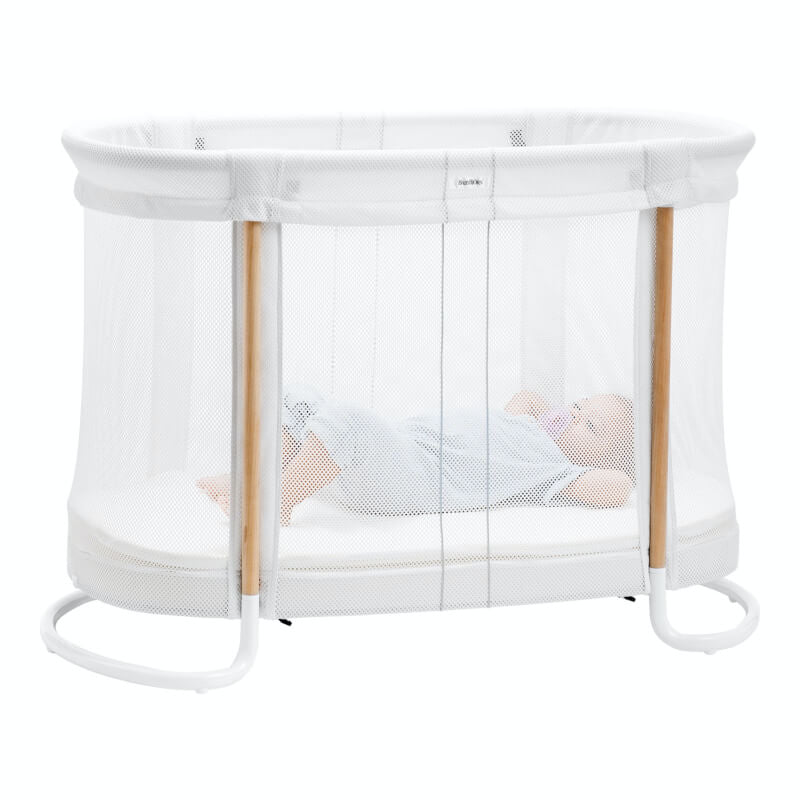 BabyBjorn 嬰兒床，白色（網狀）