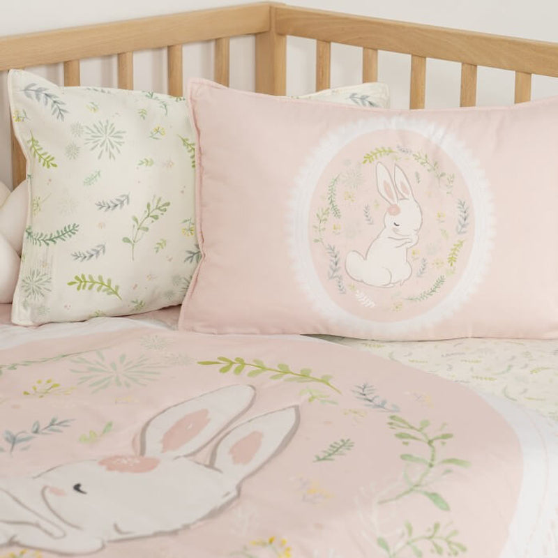 Jadaloo Anti-Dustmite Baby Portable Nap Quilt Set - Anne Rabbit