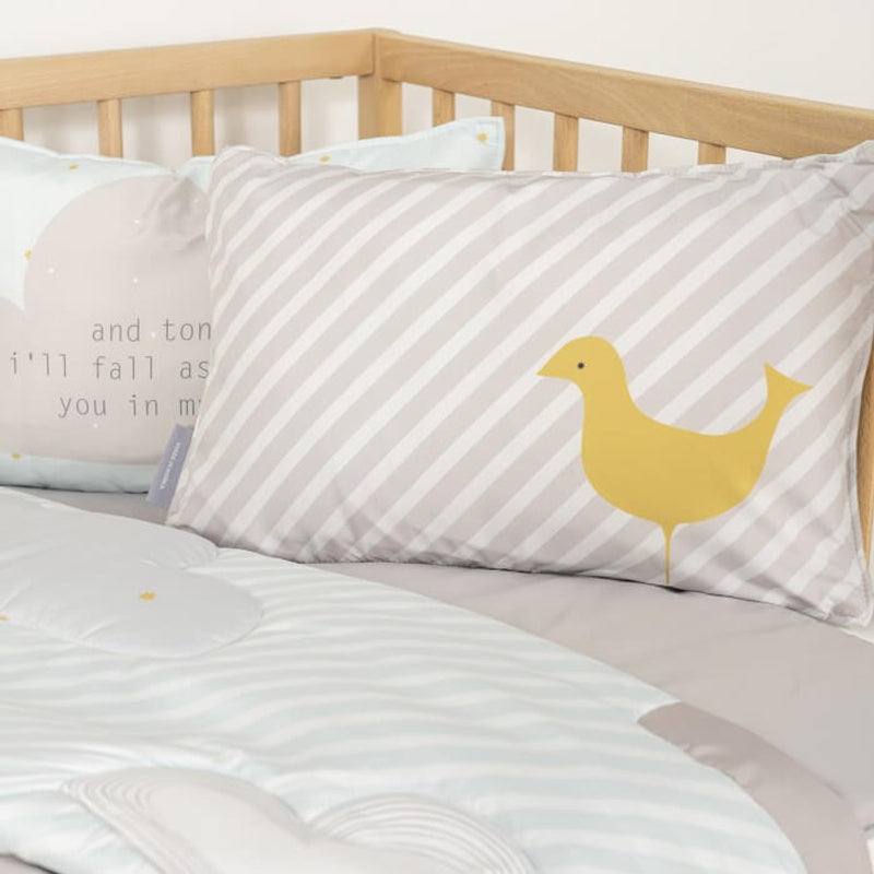 Jadaloo Anti-Dustmite Baby Portable Nap Quilt Set - Candy Blue