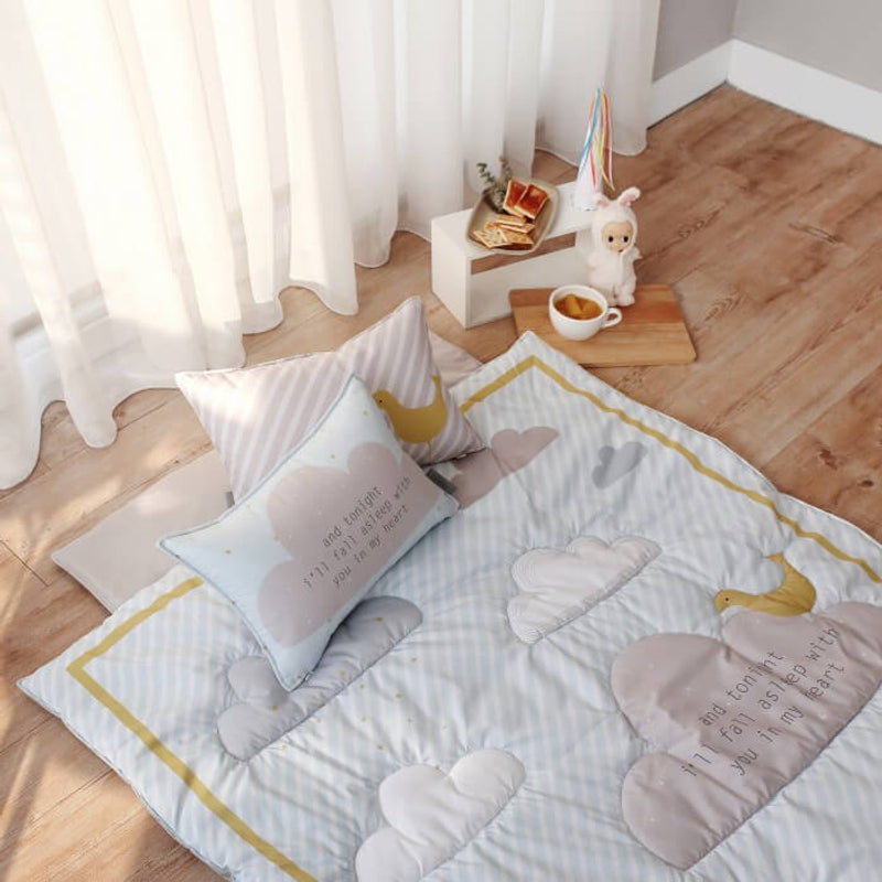 Jadaloo Anti-Dustmite Baby Portable Nap Quilt Set - Candy Blue